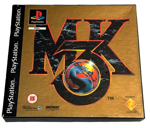 Mortal Kombat 3 PS1 PS2 PS3 PAL *Complete* Cardboard Box