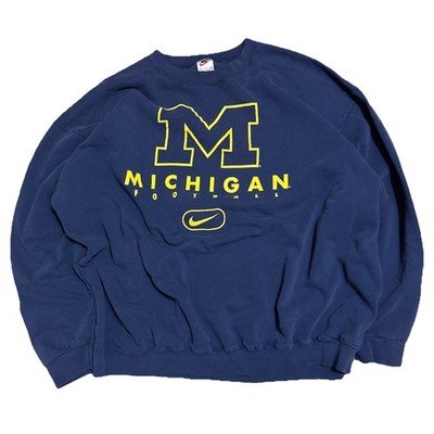 Nike Center Swoosh Crewneck Michigan State Football 90s Vintage
