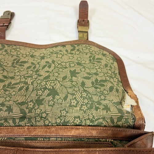 AUTHENTIC Ted Baker London 100 % Leather Messenger Crossbody Computer Briefcase - Picture 11 of 24