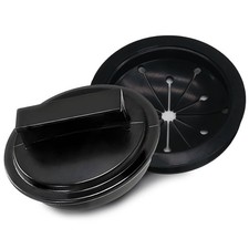Garbage Disposal Splash Guard Kitchen Sink Stopper 3 Inch Black Accessory