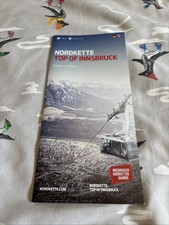 Nordkette Top Of Innsbruck Leaflet In English/ German