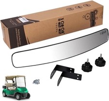 10L0L Golf Cart Mirror Rear View Mirror 16.5" Extra Wide 180 Degree Panoramic fo