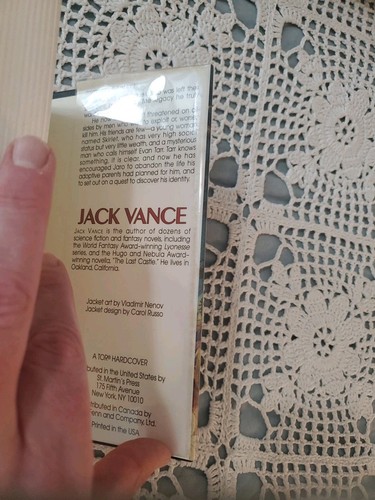 Night Lamp by Jack Vance 1st edition hardcover TOR 1996 New Unread Gaean Reach - Picture 13 of 13