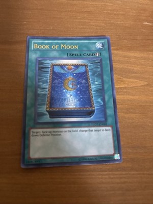 Yugioh TU07-EN001 Book of Moon Ultra Rare VERY HARD TO FIND + BONUS!!!