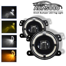 Pair 4 Inch Bumper Led Halo Fog Lights For Jeep Grand Cherokee 2011 2012 2013 Pair 4 Inch Bumper Led Halo Fog Lights For Jeep Grand Cherokee 2011 2012 2013