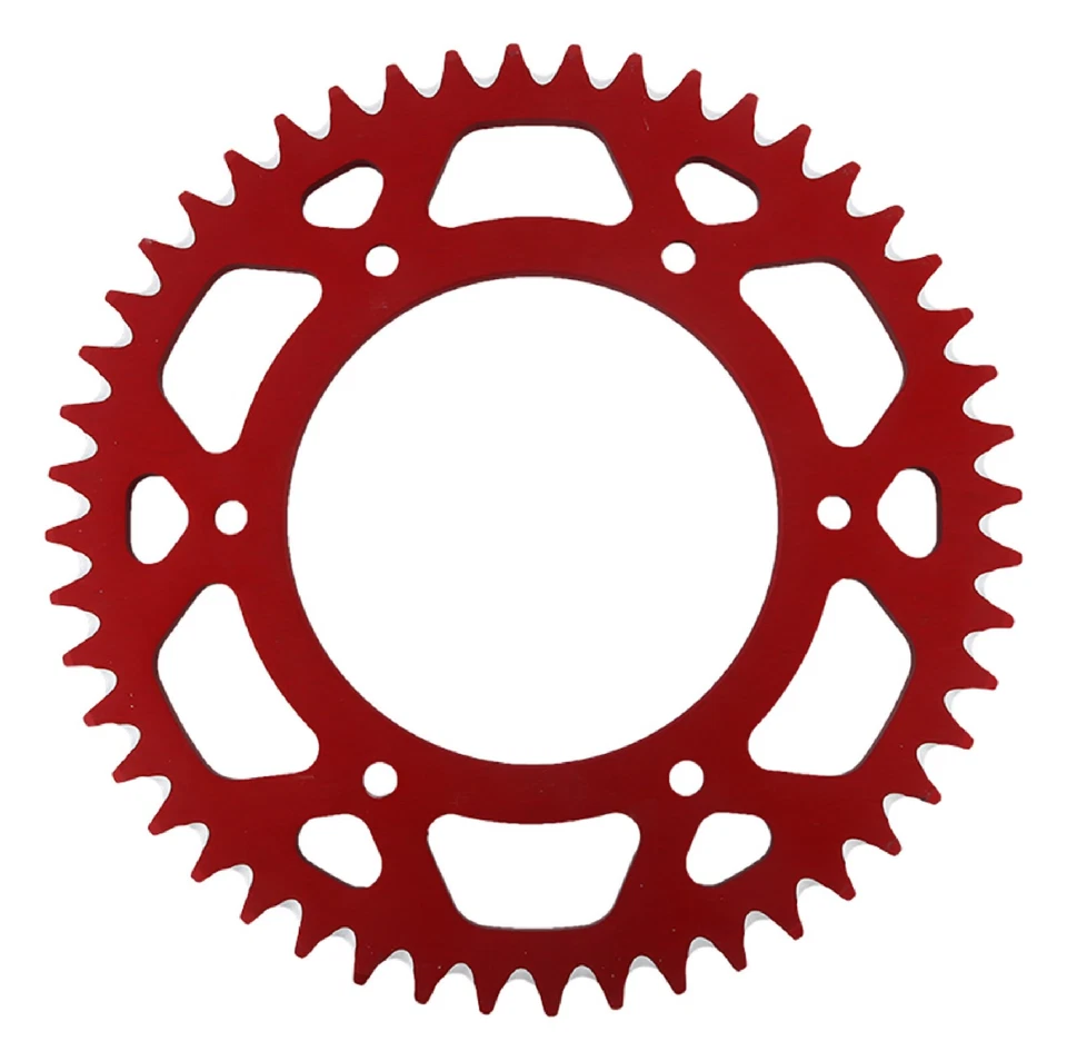 Red Aluminum Sprocket For Honda CR125R 1983-2007 CRF230M 2009; RAL-210-48-RED Foto 2 de 4