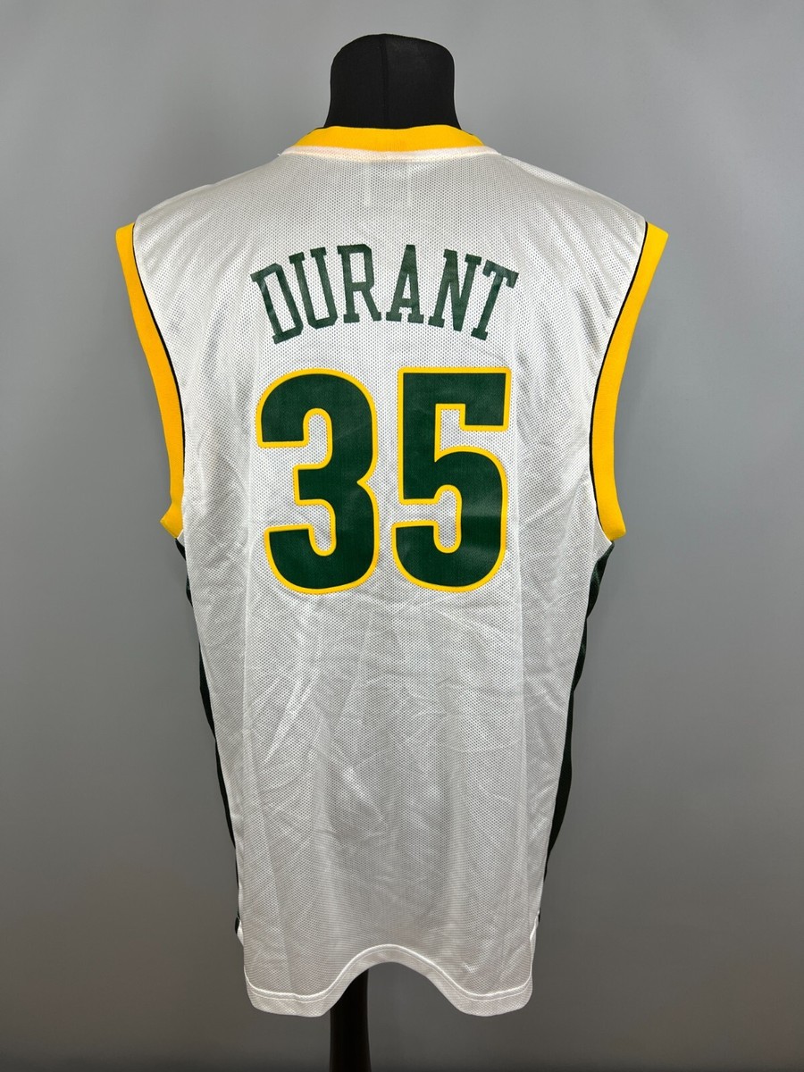 KEVIN DURANT SEATTLE SUPERSONICS JERSEY NBA BASKETBALL ADIDAS SIZE