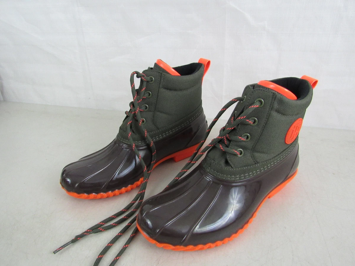 Tommy hilfiger duck boots green Clearance