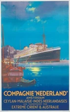 Nederland 1935 Travel Poster Print  Reproduction Giclee Print 11x17