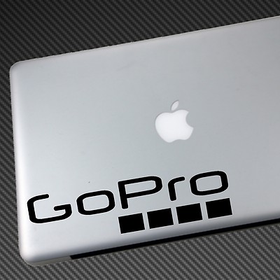 GO PRO VINYL STICKER CAR DECAL shirt gopro hero 3 4 silver black white ...