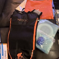 Neboic Hydration Backpack Cycling Pack. Black/Orange