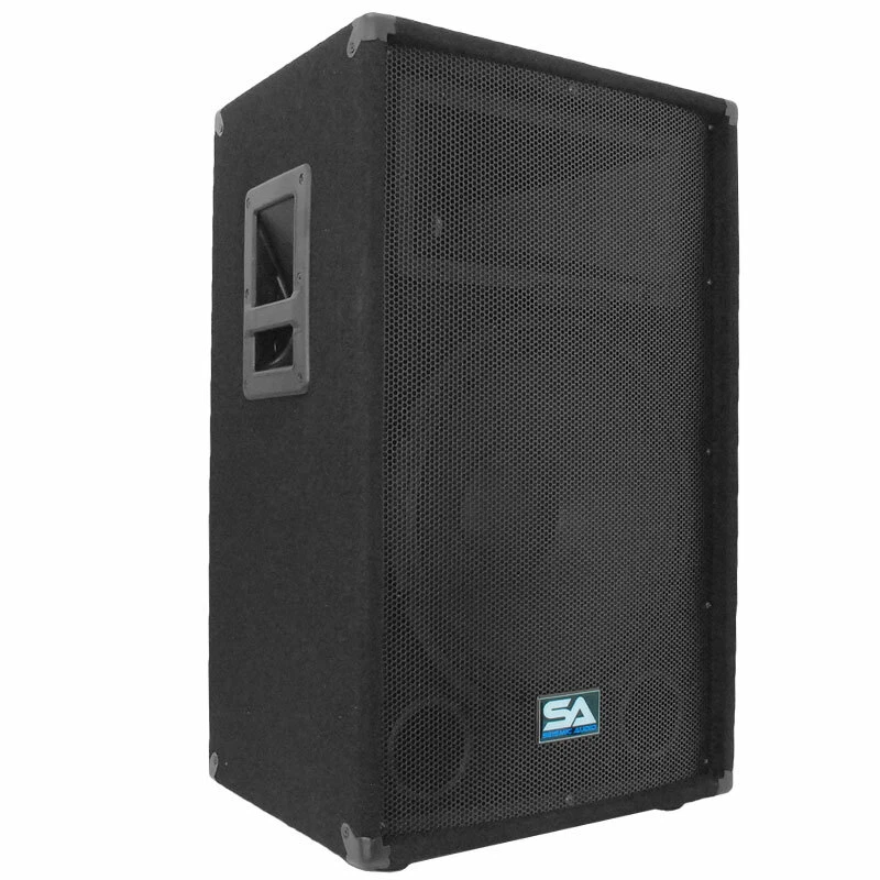 Pair of 15" PA/DJ Loudspeakers and 50' Speaker Cables - 15" Club,Party Speakers - Image 3 of 4