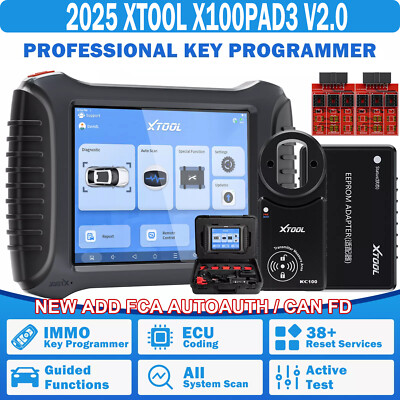 XTOOL X100PAD3 V2.0 KFZ OBD2 Diagnosegerät Scanner ALLE SYSTEM Keey Programmier