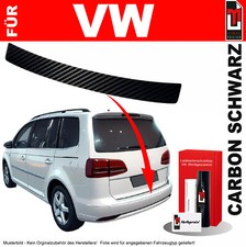 Lackschutzfolie Ladekantenschutz für VW Touran 1T 2006-2010 Carbon Schwarz