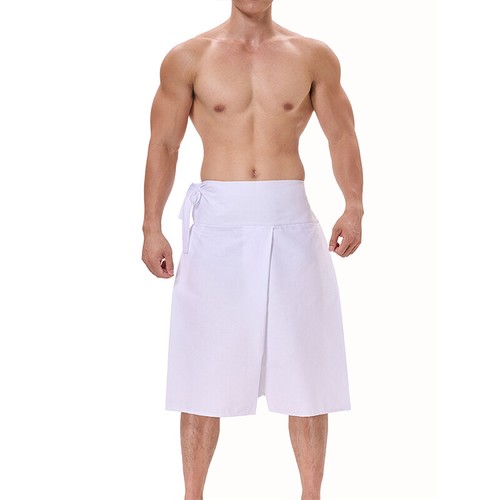 Mens Low Crotch Baggy Pants Belted Traditional Song Dynasty Hanfu Trousers Short - Picture 11 of 12