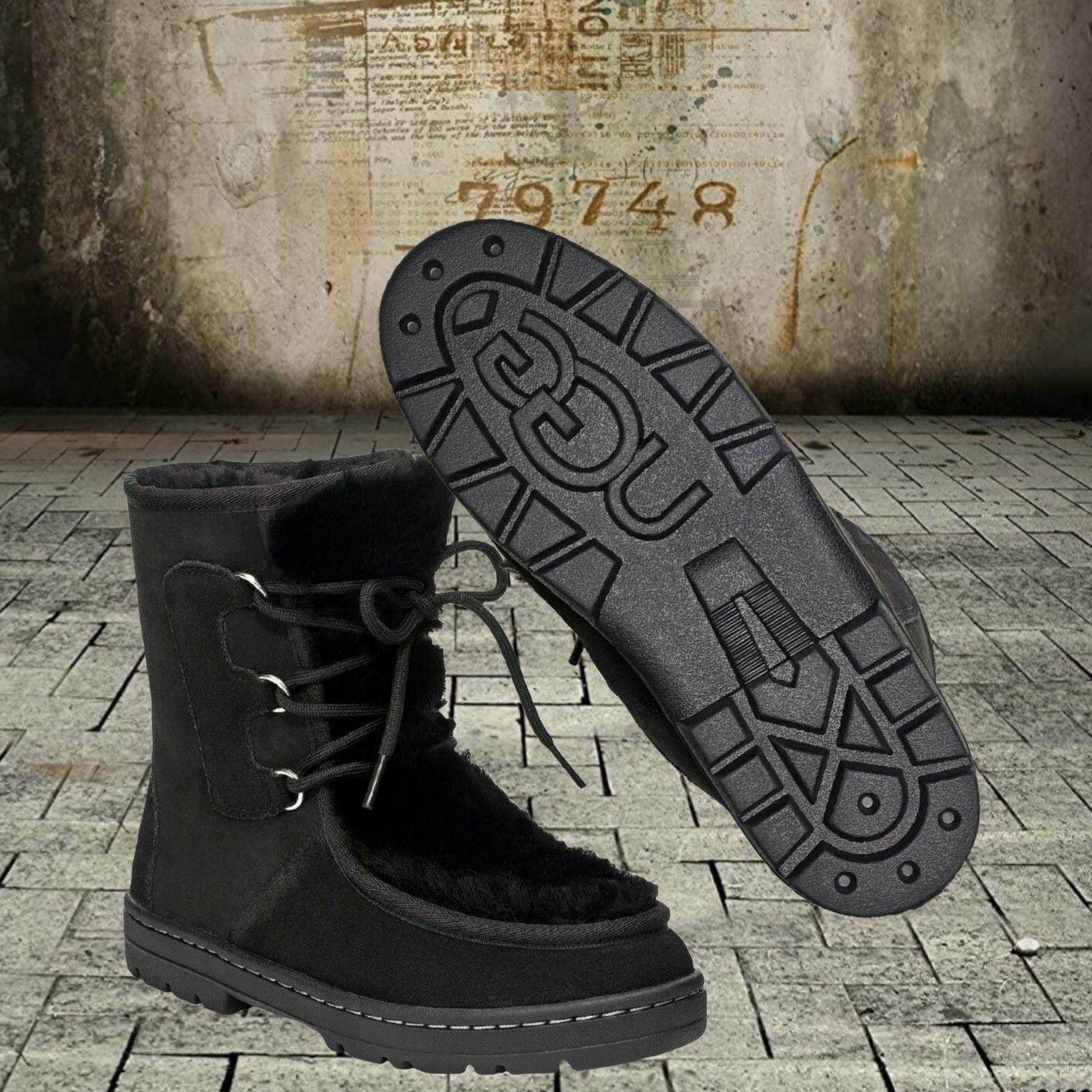 Mid Calf Sheepskin Winter Boot 
