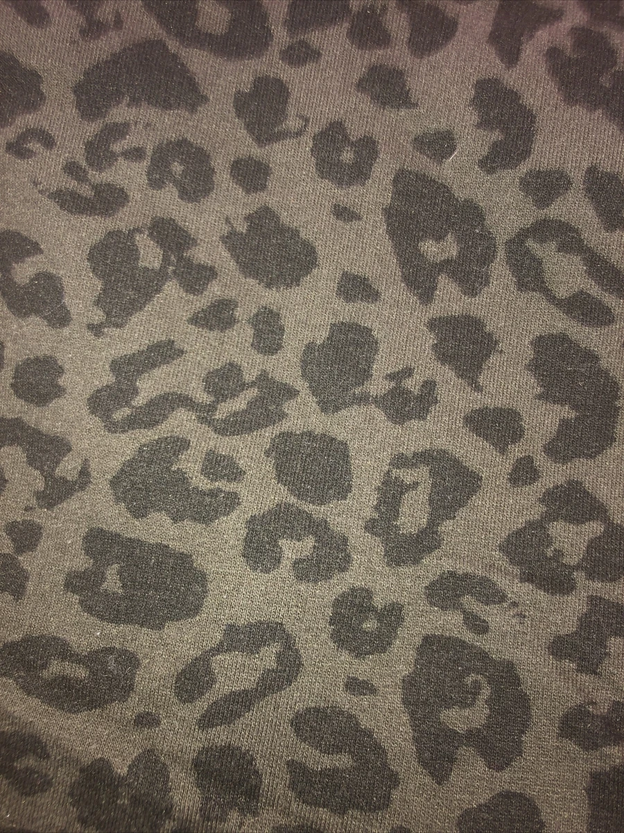 Z Supply Cheetah Leopard Animal Print Pattern Flocked Jogger