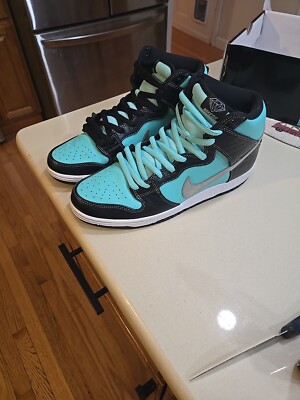 Size 12 - Nike SB Dunk High Premium x Diamond Supply Co. Tiffany 2014  NDS  