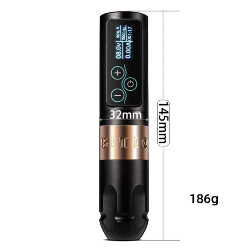 Ambition Wireless Tattoo Machine Rotary Pen Touchscreen Battery Pack 2400mAh LED image 4