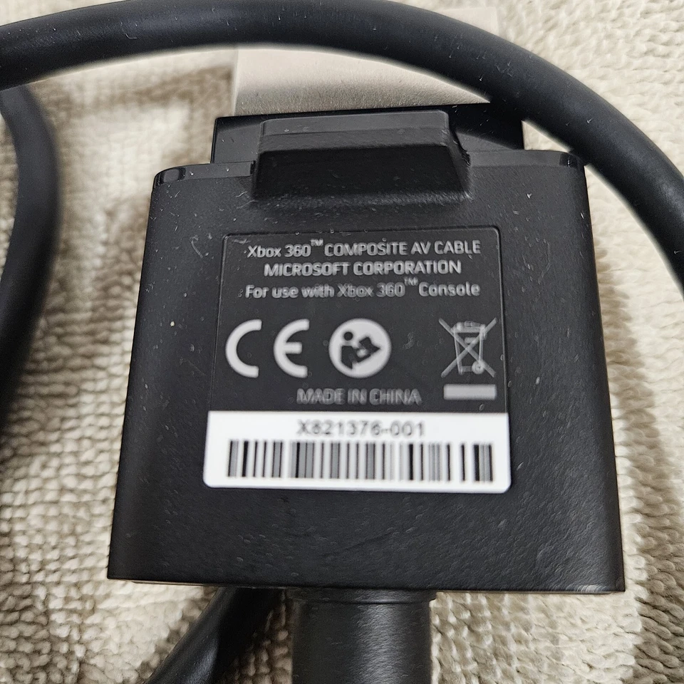 Offical GENUINE MICROSOFT XBOX 360 Composite AV Cable - Image 2 of 2
