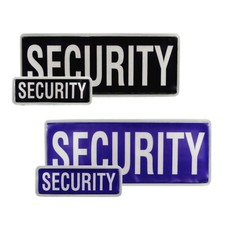 L-Max Reflective Security Badge with Hook and Loop Patch | Encapsulated