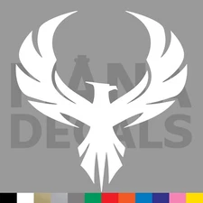 Phoenix Vinyl Die Cut Decal Sticker - Rising Bird Rebirth Resurrection Mythical