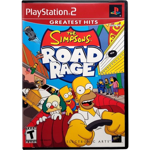 The Simpsons Road Rage Greatest Hits - Sony Playstation 2 PS2 Pristine