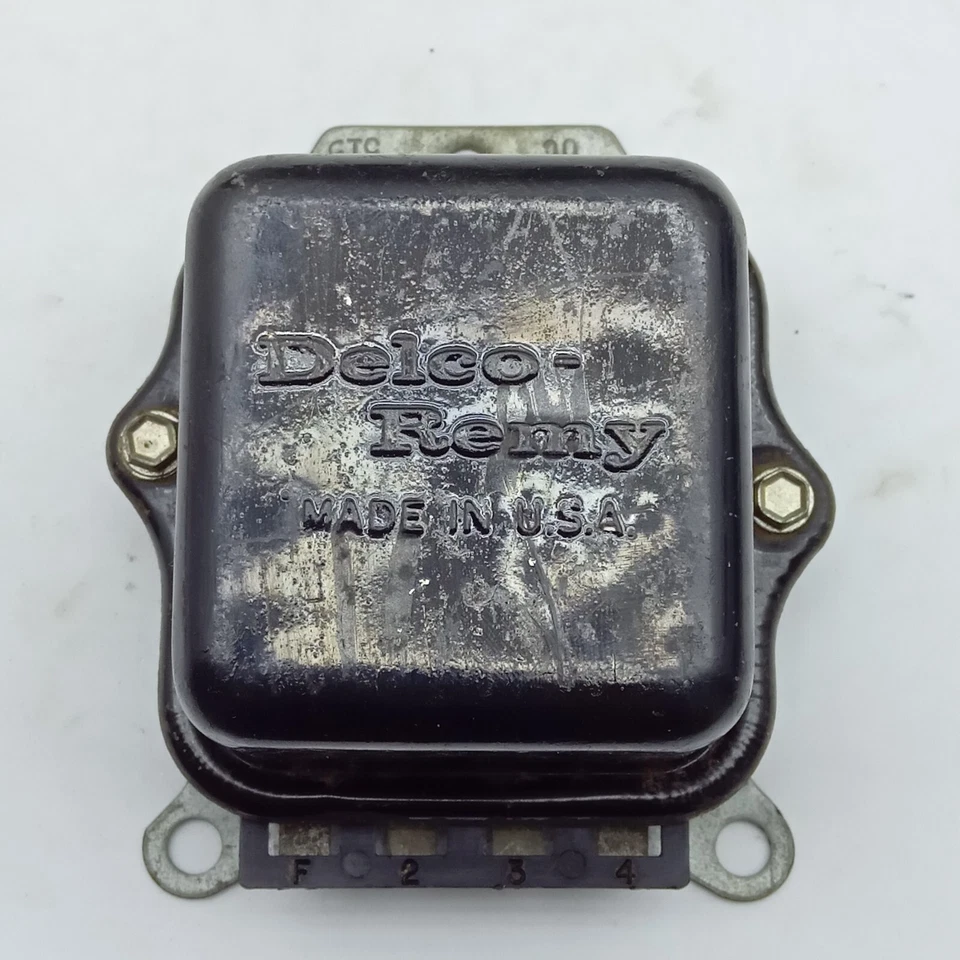 MW 1964 PONTIAC BONNEVILLE CATALINA NOS GM DELCO REMY REGULADOR DE VOLTAJE 4F PMD Foto 2 de 4