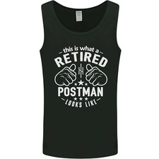 This Is What a Retired Postman Looks Like Mens Vest Tank Top