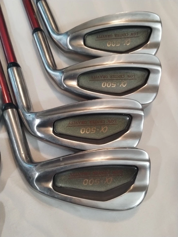 RARE Alpha 500 Complete Club Iron Set 3-9+PW with Original Head Covers  - Image 4 of 4