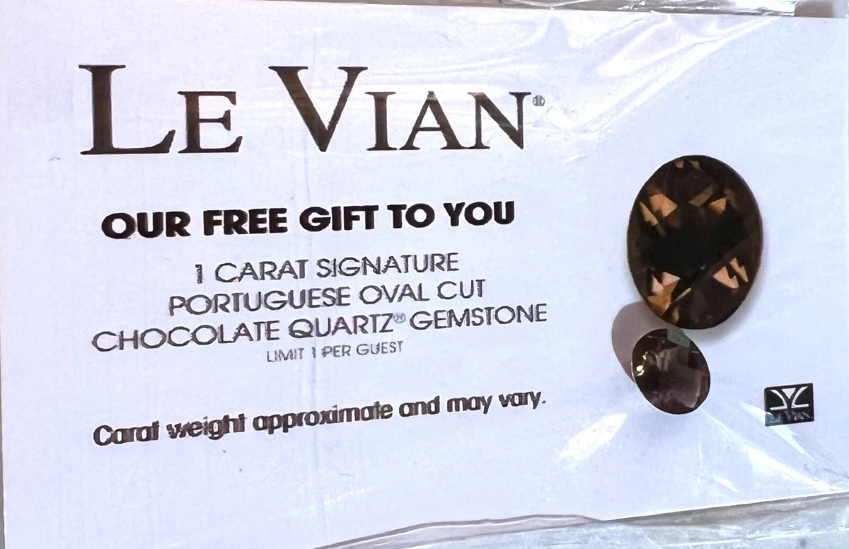 Le vian 1 best sale carat chocolate quartz gemstone