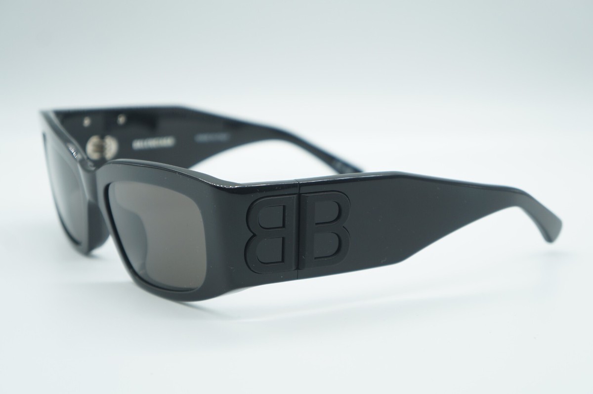 NEW BALENCIAGA BB0360S 001 BLACK AUTHENTIC SUNGLASSES FRAMES