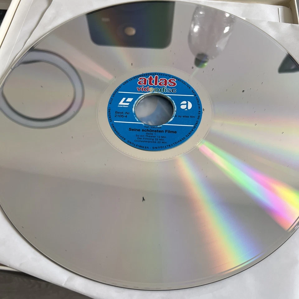 LD: Karl Valentin Box - Deutsch (läuft!) analoge Bildplatte PAL - Laserdisc - Bild 3 von 4