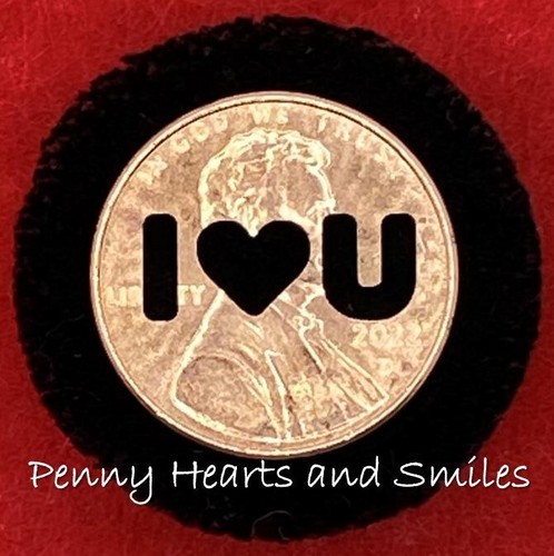 LUCKY PENNY CUT OUT I ❤️U 1: Charity 100%