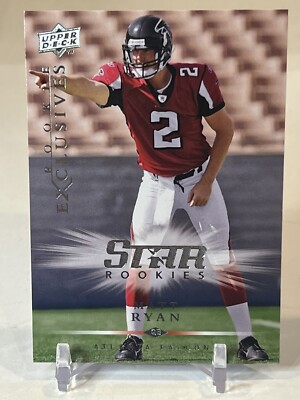 Matt Ryan Star Rookies 2008 Upper Deck Rookie Exclusives #RE80 Atlanta Falcons