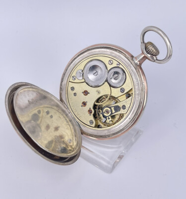 Taschenuhr Valuta Precision 800er Silber 52mm defekt