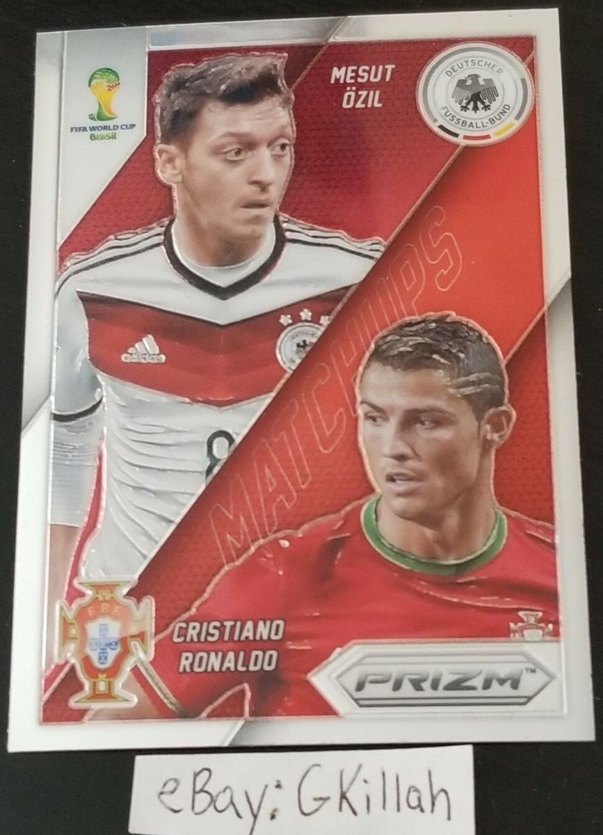 Panini Prizm World Cup 2014 エジル&ロナウド 2014 Panini Prizm World Cup Matchups Cristiano Ronaldo Mesut Ozil