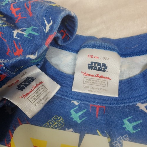 Hanna Andersson Boy's Star Wars Short Johns Pjs Pajamas size US 5 110cm - Picture 2 of 10