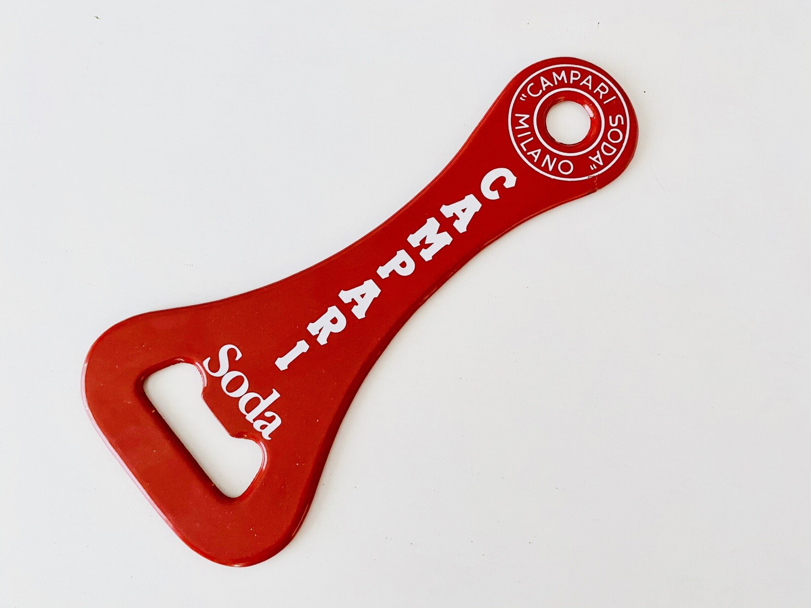 🔴 Campari Soda Milan Bottle Opener Vintage 70s XXL Size 25 cm Wall