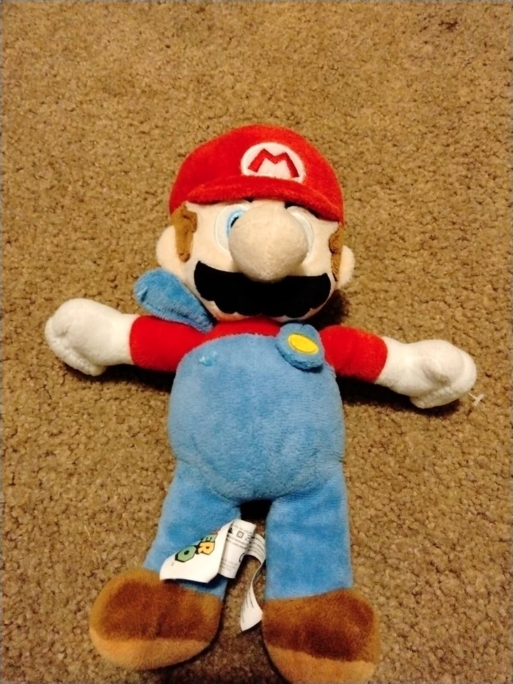 3 Mario Plushies including Mario, Luigi, and Baby Luigi  - Image 2 of 4
