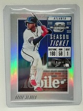 Ozzie Albies 2019 Chronicles Contenders Optic Baseball SILVER #13 Atlanta Braves