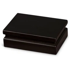 US SELLER 7 by 5 Inch Black Elmwood Chinese Stand