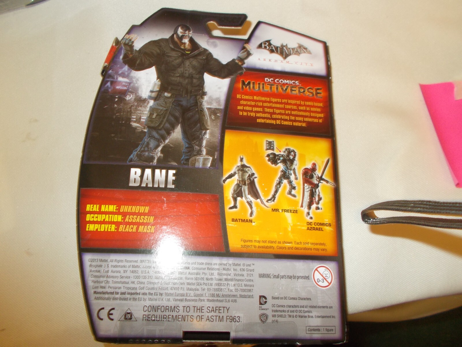 DC Comics Multiverse Batman Arkham Origins Bane  Action Figure 2014 NEW