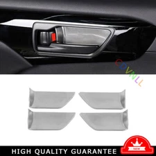 Car Inner Door Bowl Cover Trim For Toyota Highlander 2020-2022 Silver Titanium