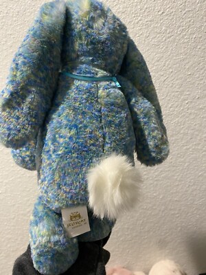 Jellycat BASHFUL LUXE BUNNY AZURE 12