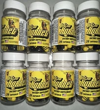 8ct Yellow Hornet Herbal Dietary Supplement Weight Loss Energy Focus 160 Caps