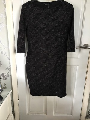dorothy perkins black sparkly dress