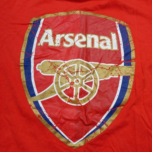 PUMA Arsenal Gunners FC Graphic T-Shirt Football Soccer Fan Tee Red Size Small - Picture 2 of 10