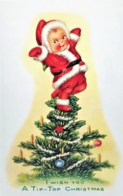 NIMBLE NICK TIP TOP CHRISTMAS POST CARD Mint Conditon! Shackman 