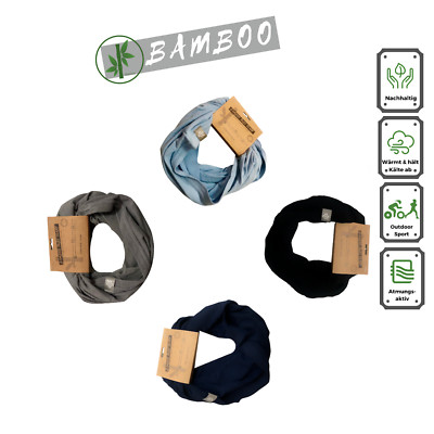 Bamboo Schlauchschal Halsschal Naturfaser weich atmungsaktiv Radsport Joggen